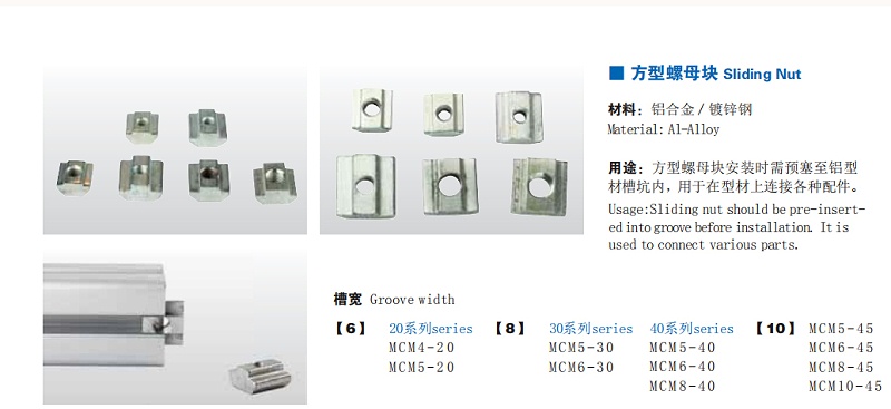 方母、規(guī)格、示范圖