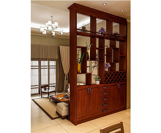 全鋁博古架-02（風格：中式；顏色：金像）